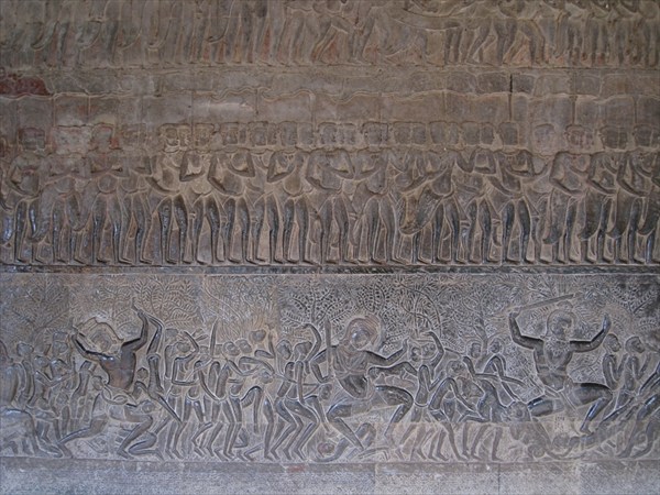 Барельефы Ангкор Вата